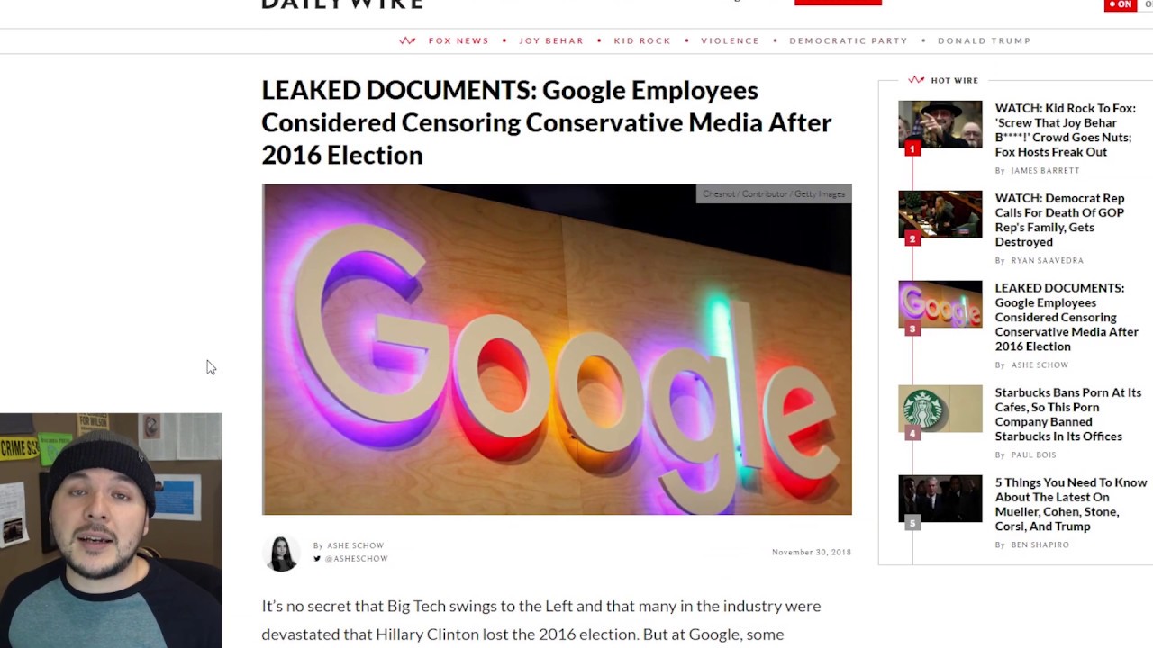 Google LEAKS Show Staff Colluding To Stop Trump in 2020