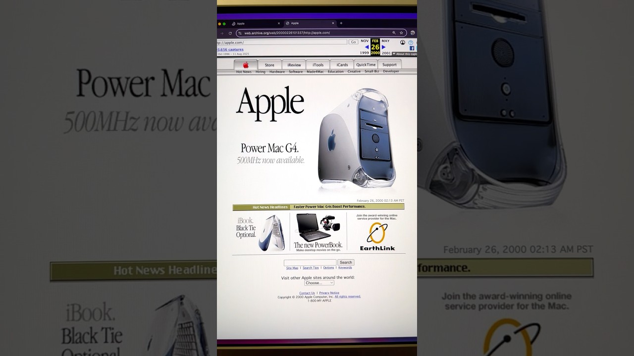 See what the website looked like at that time #internet #tech #technology